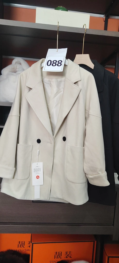 088风衣常规袖春季女纽扣中长款休闲短款气质春秋风衣女装新款