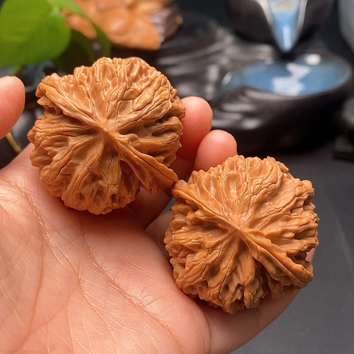 文玩核桃把件苹果45尺