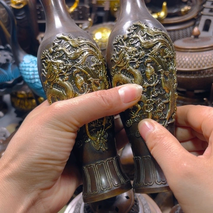 铜器摆件收收藏藏