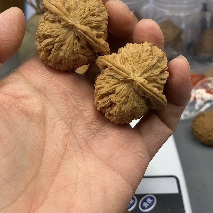 文玩核桃把件用****1白狮子