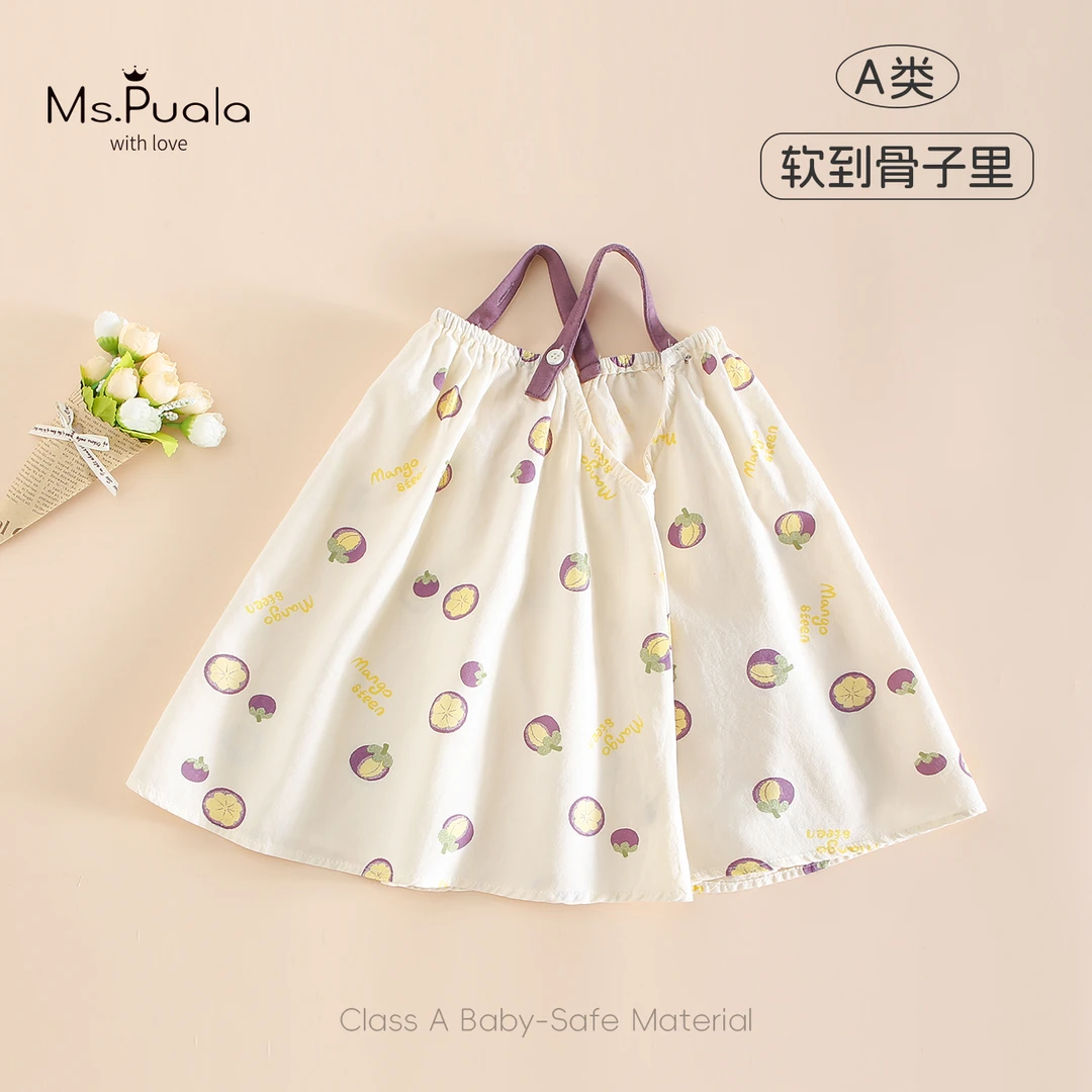 【Ms.Puala甜茄乐园】童装夏季裙子婴幼儿女宝宝公主无袖简约连衣裙