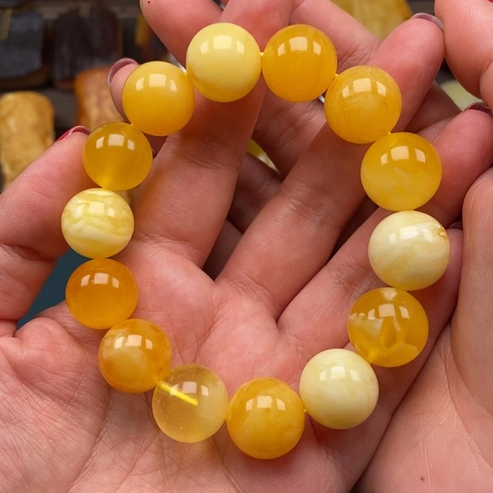 未镶嵌定制琥珀蜜蜡