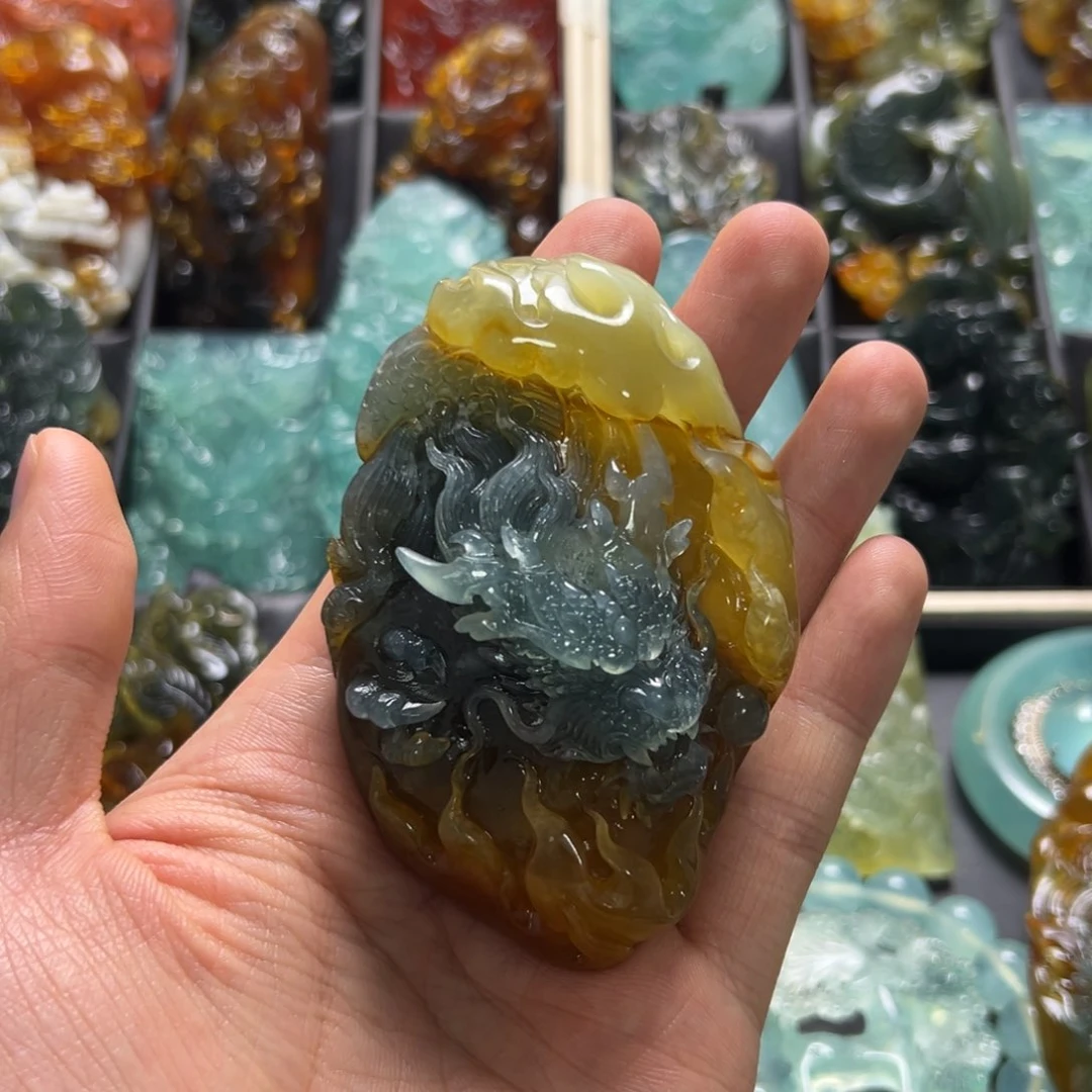 未镶嵌蛇纹石玉颈饰我****~