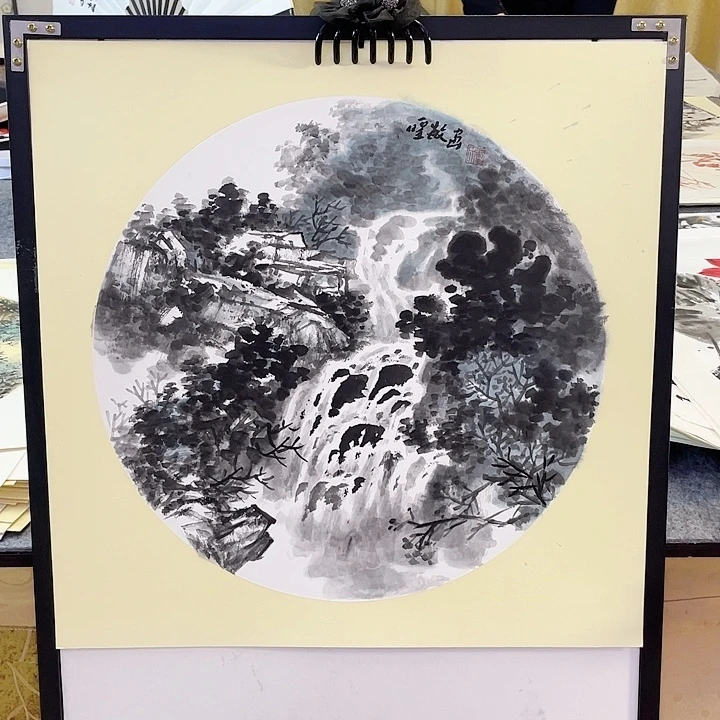 国画张圣敏先生纯手绘作品