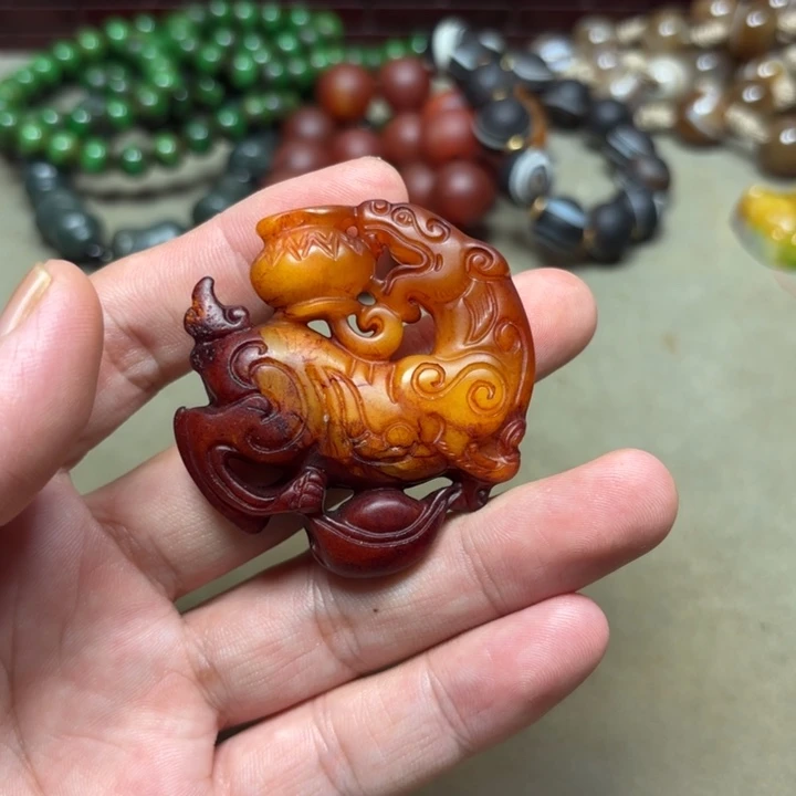 挂件未镶嵌玛瑙/玉髓