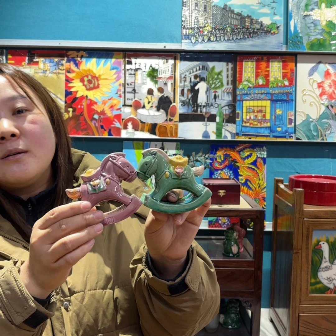用***4瓷片小马一对特价福利款