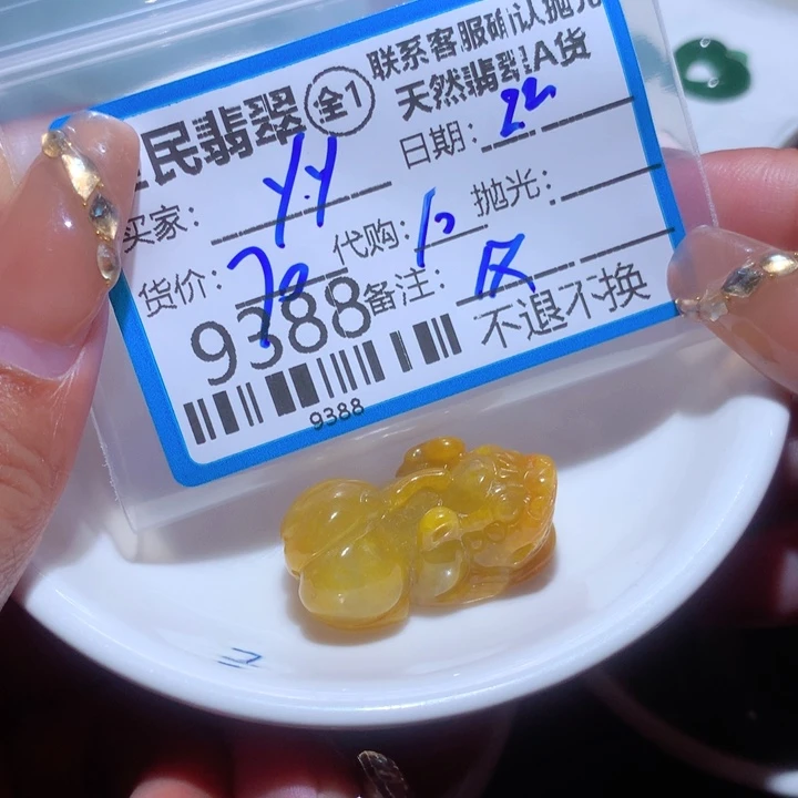 翡翠颈饰未镶嵌y****e你