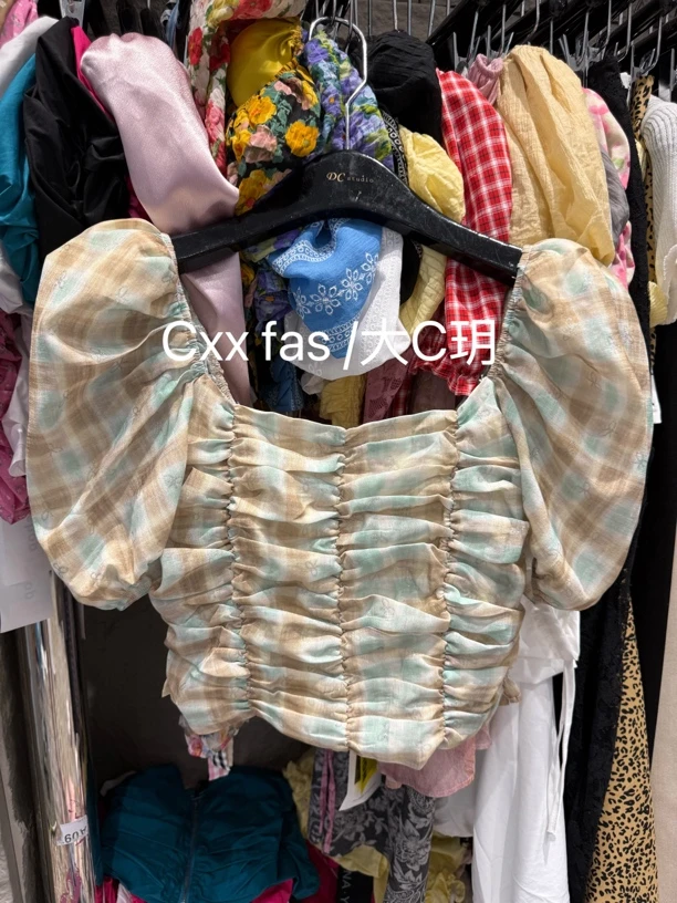 【CXX】9070定制版系上晕染格子上衣
