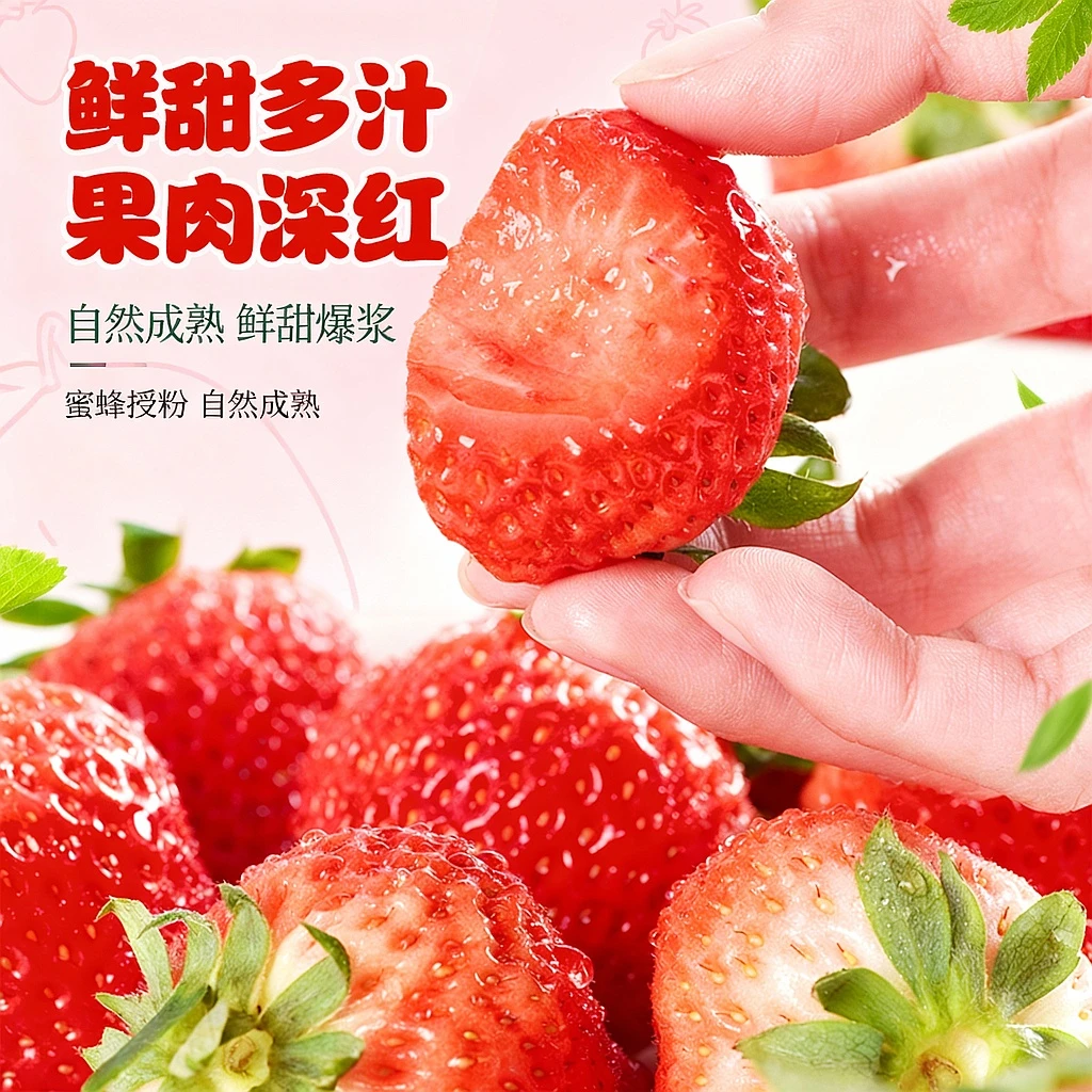 【绿果湾】丹东九九草莓1.8/2.8斤
