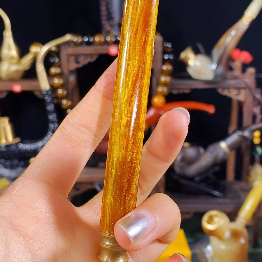 金丝楠木烟嘴烟斗