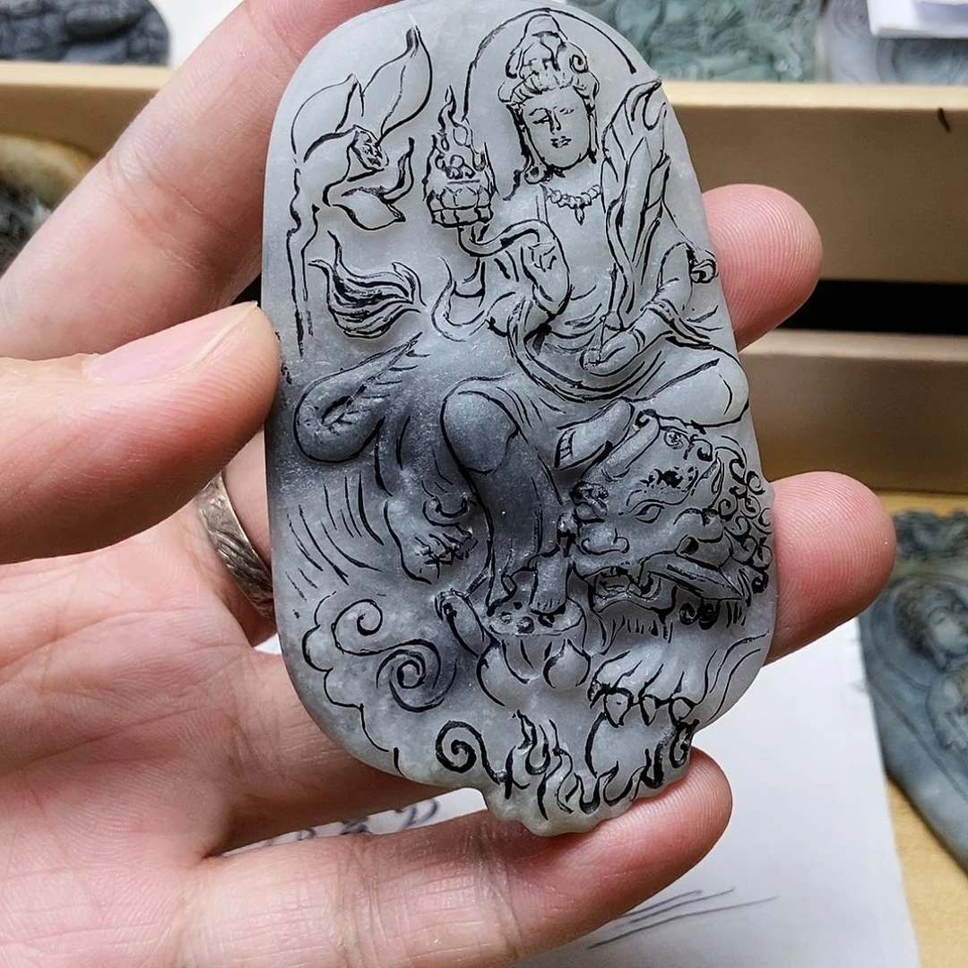 思***理定制翡翠未镶嵌不会vv
