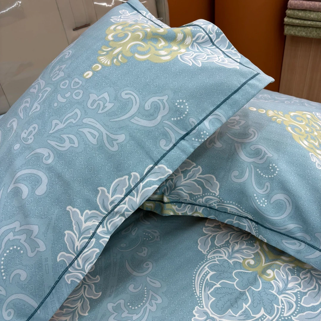 【新尚蓝枕套一对两只】纯棉加厚纱布福利枕巾{50*80}