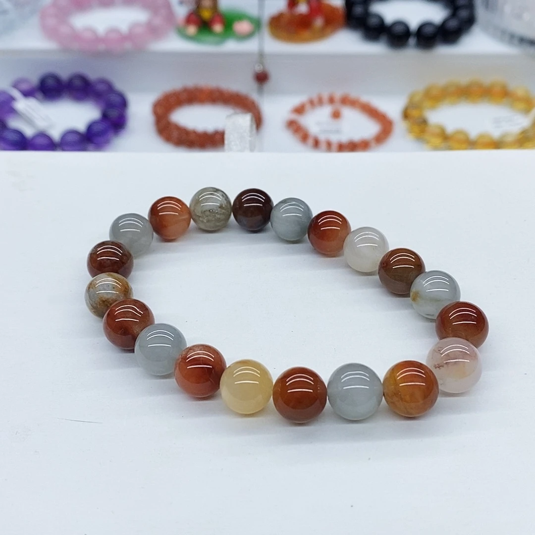 手串未镶嵌水晶彩兔毛