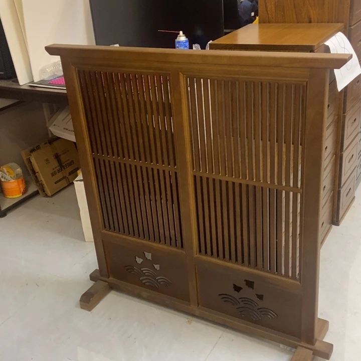 木（非红木类）梧桐木实木屏风