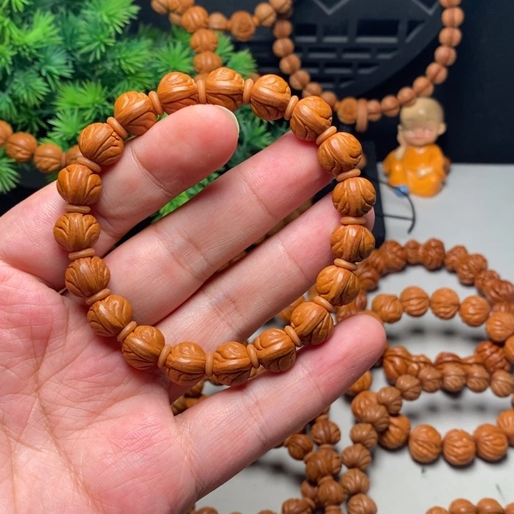 桃核手串11玉龙脊特价款手串