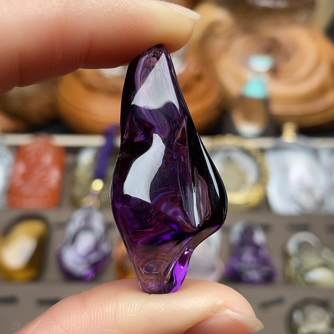 水晶吊坠未镶嵌吊坠