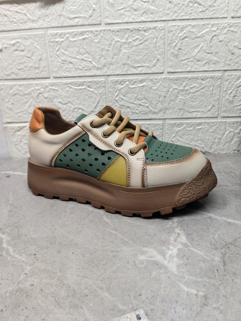 时尚拼色平底鞋休闲鞋（看直播听主播提示下单）