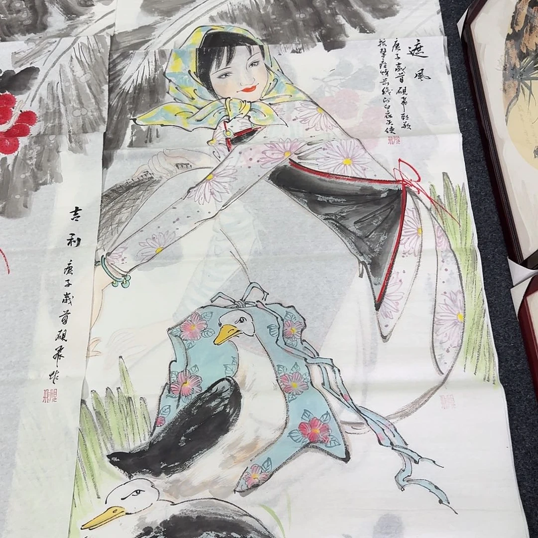 纯手绘国画作品作品