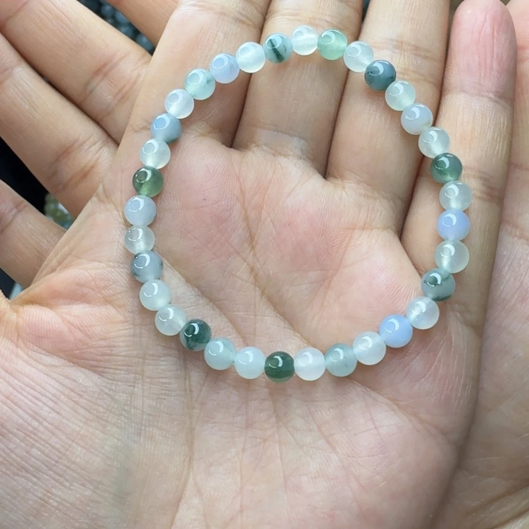翡翠未镶嵌手链翡翠手串