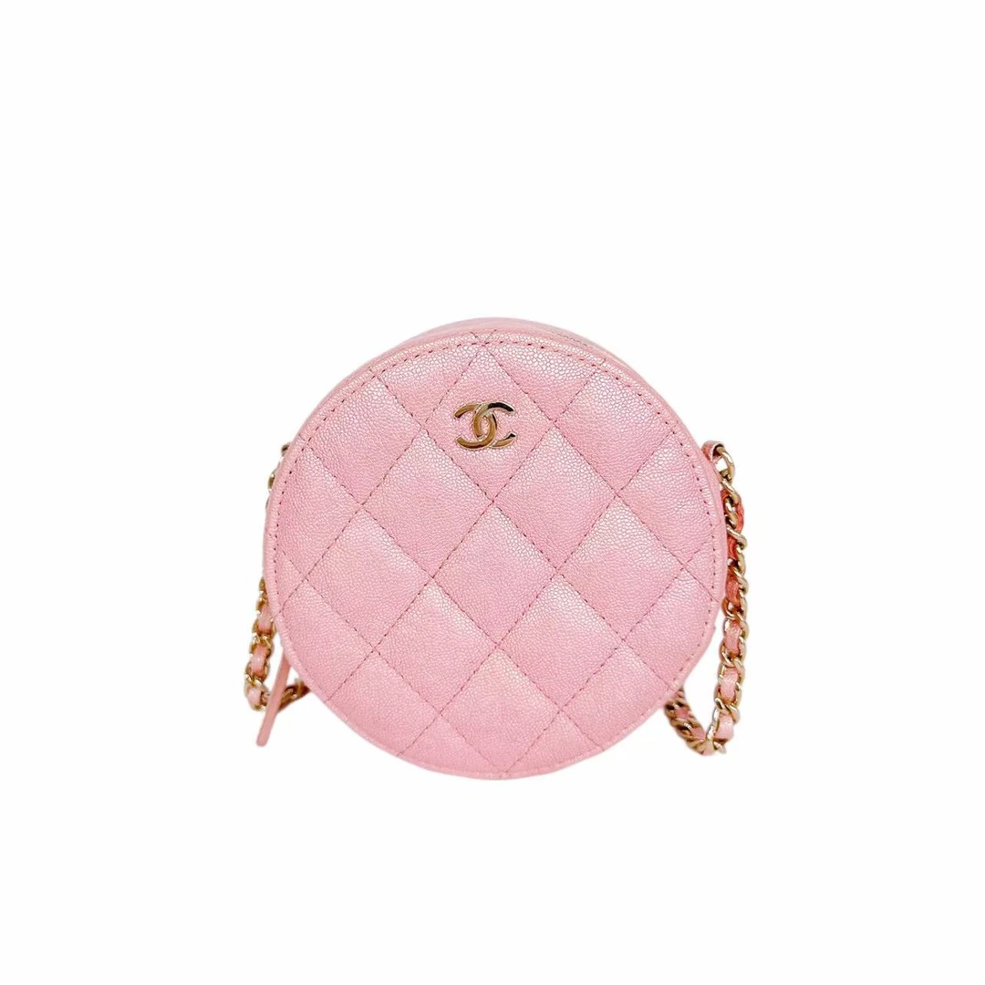95新 Chanel/香奈儿 安洁利严选圆饼包/0013000