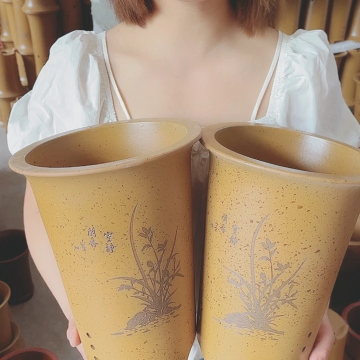 紫砂花盆宜兴紫砂精品花盆