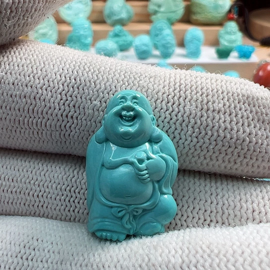 未镶嵌绿松石吊坠(不含链)