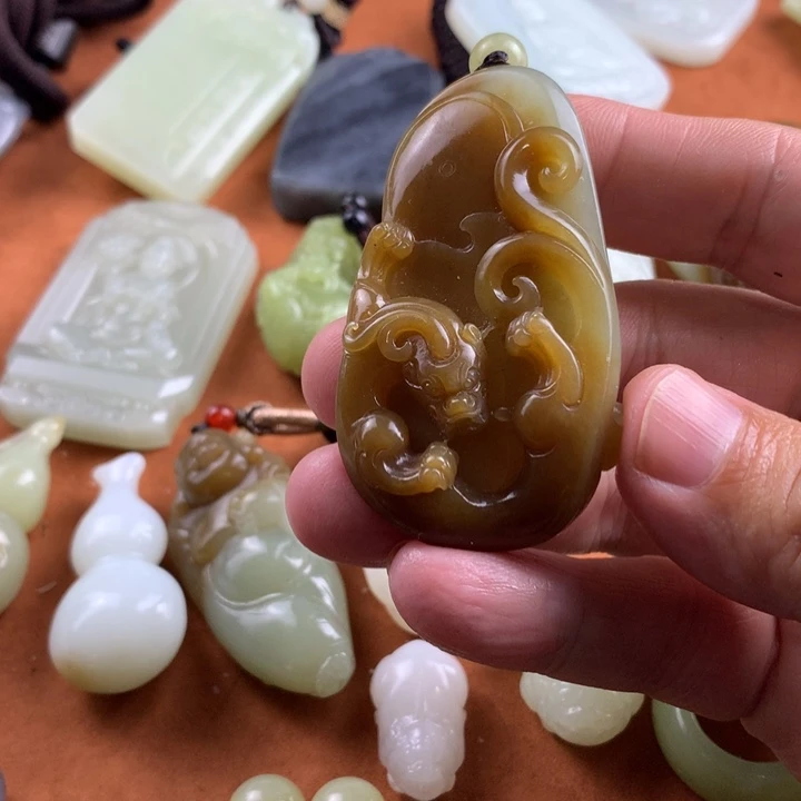 未镶嵌和田玉挂件旺***鲤