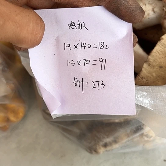 悦***心云南野生鸡枞炸油