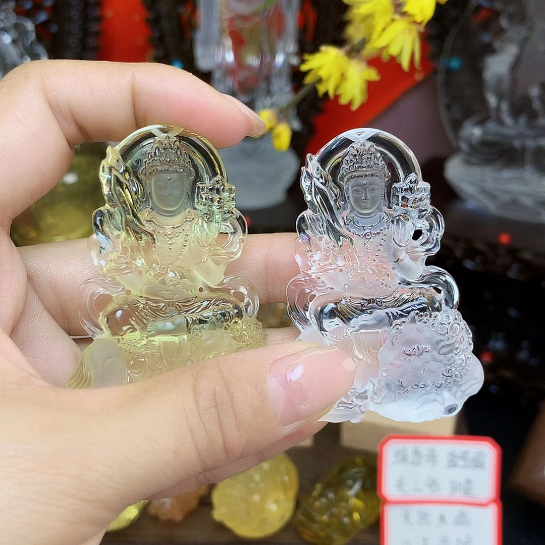 水晶颈饰未镶嵌张**～，