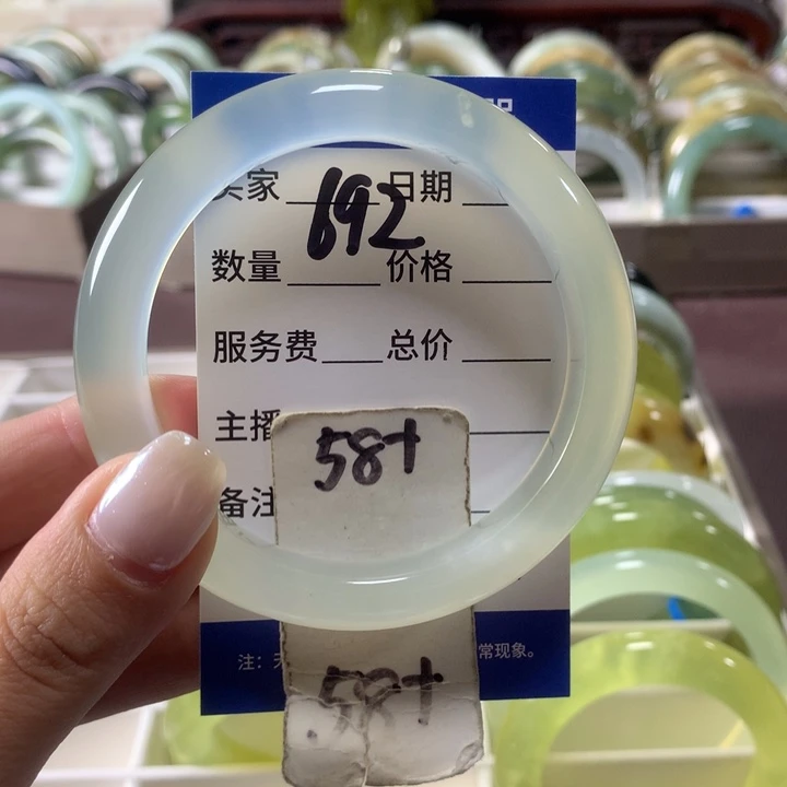 未镶嵌蛇纹石玉手镯692
