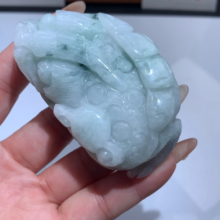 翡翠未镶嵌颈饰保真天然A货翡翠