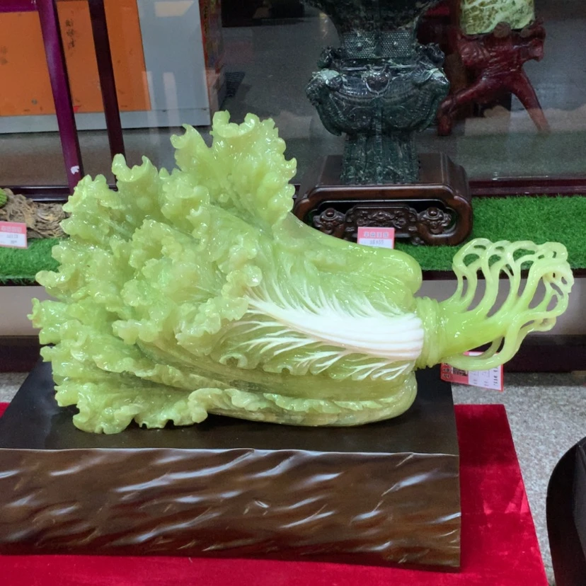 【闪购商品】未镶嵌蛇纹石玉摆件覆膜