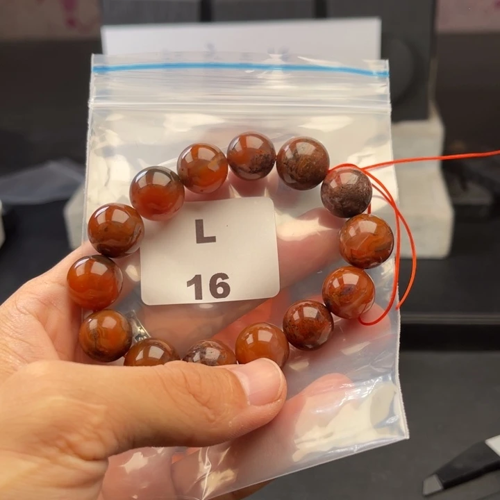 未镶嵌多样性发货默认微瑕14m m南红玛瑙