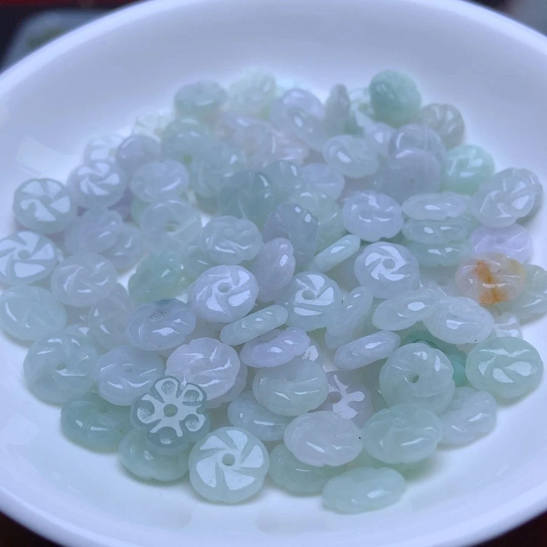 未镶嵌手链翡翠卡9冰花30个
