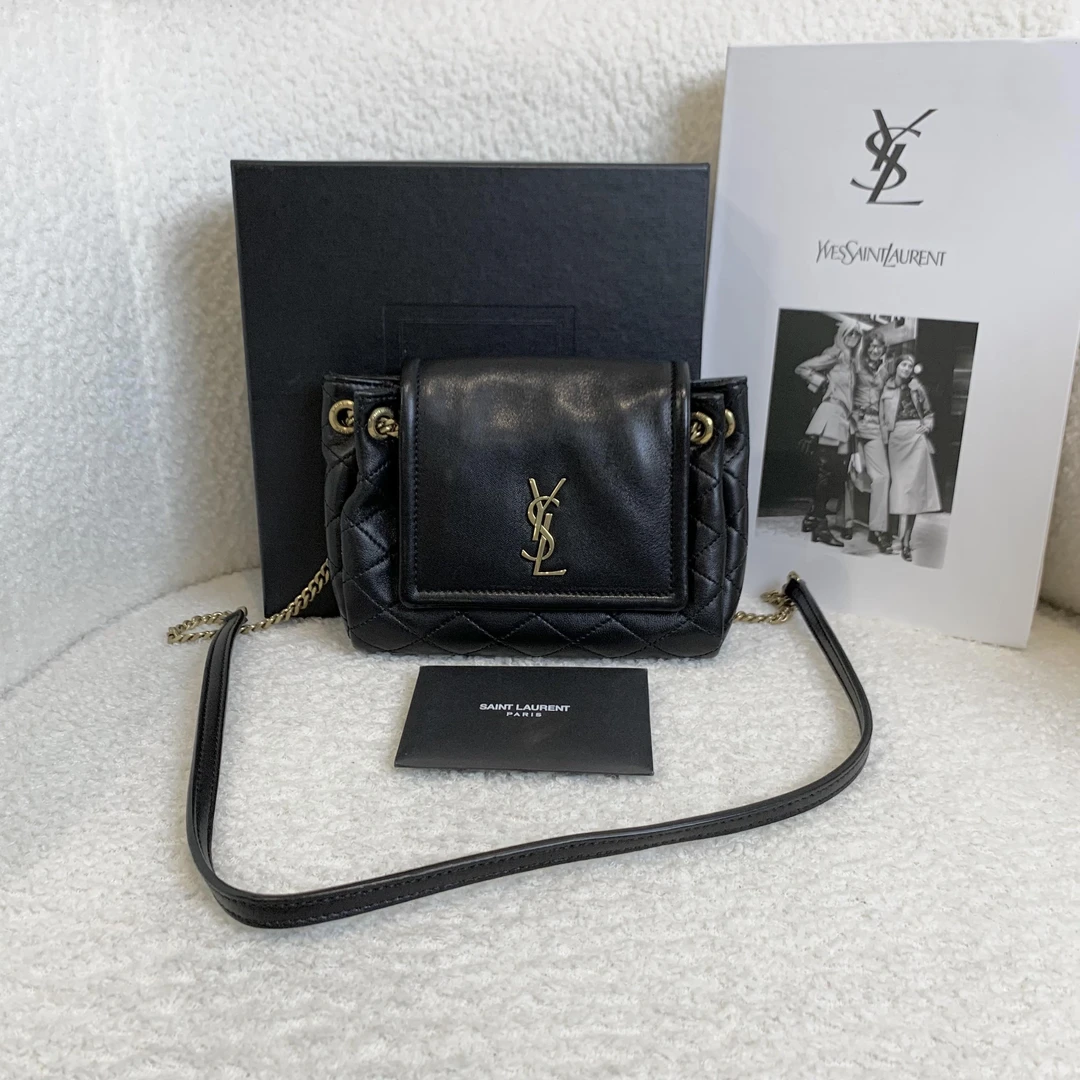99新 YSL/圣罗兰 壹臻/黑金Lolita 74459817