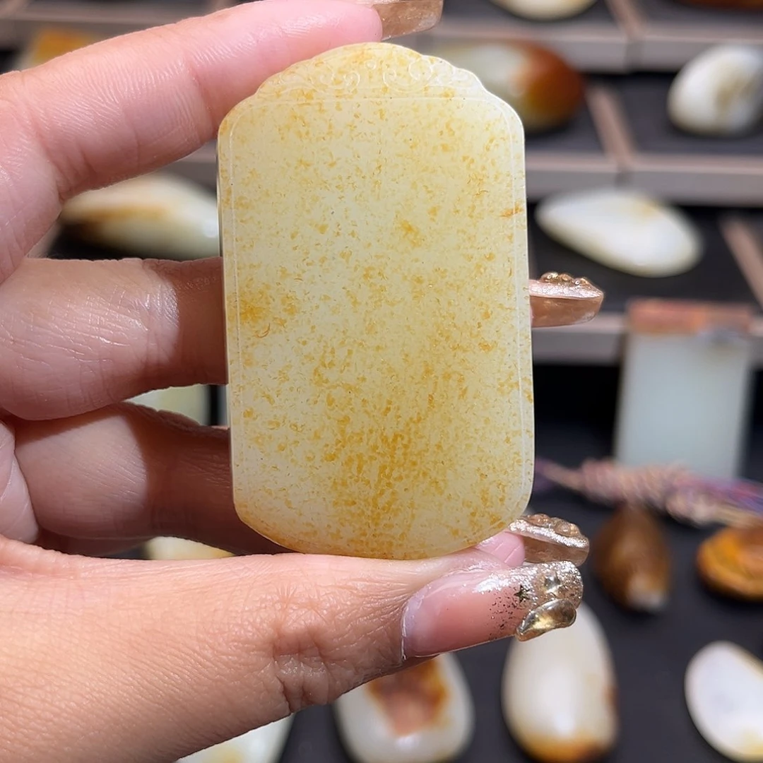 未镶嵌和田玉挂件定制和田玉眼*