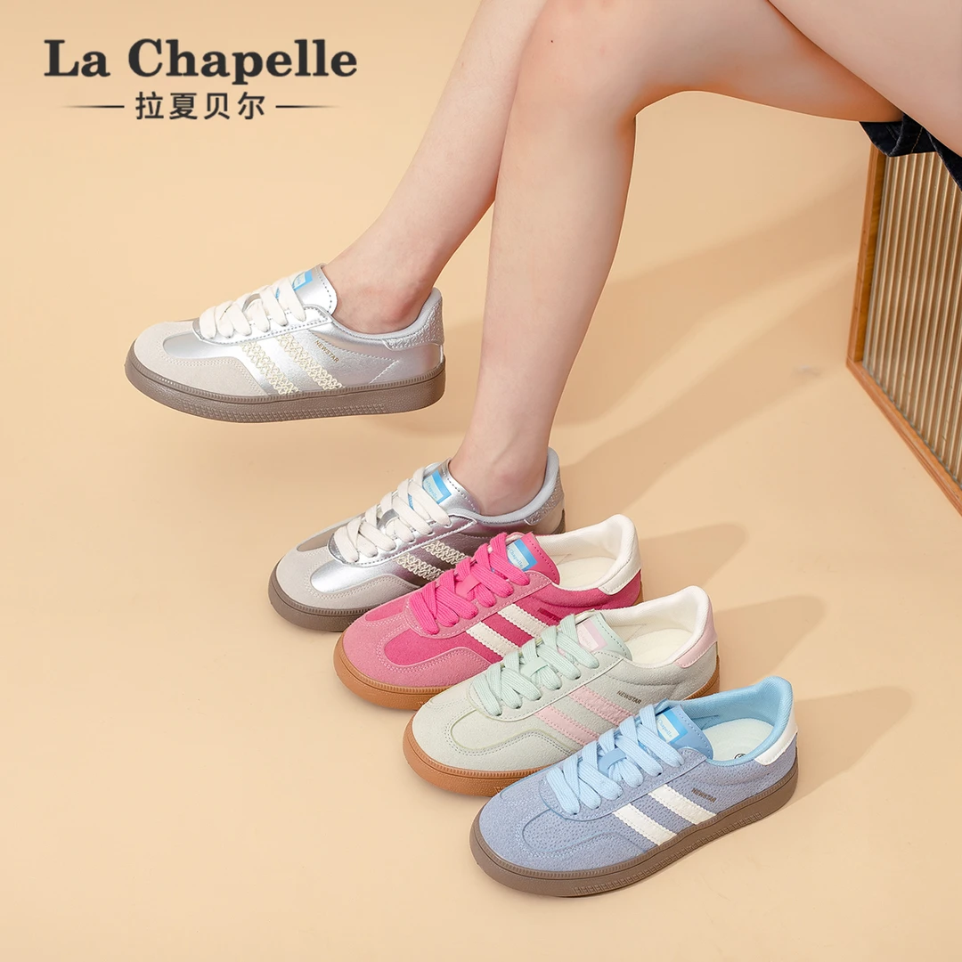 拉夏贝尔德训鞋女款鞋子新款爆款时尚透气百搭运动鞋女士休闲鞋女
