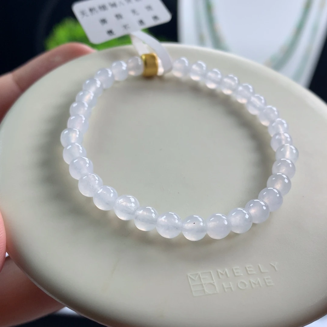 翡翠未镶嵌手链卡5.1