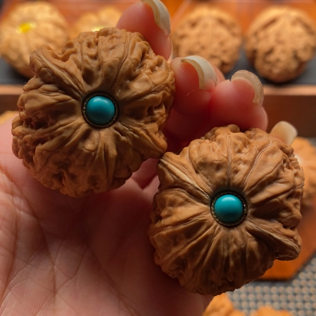 文玩核桃把件42尺寸全品平谷元宝