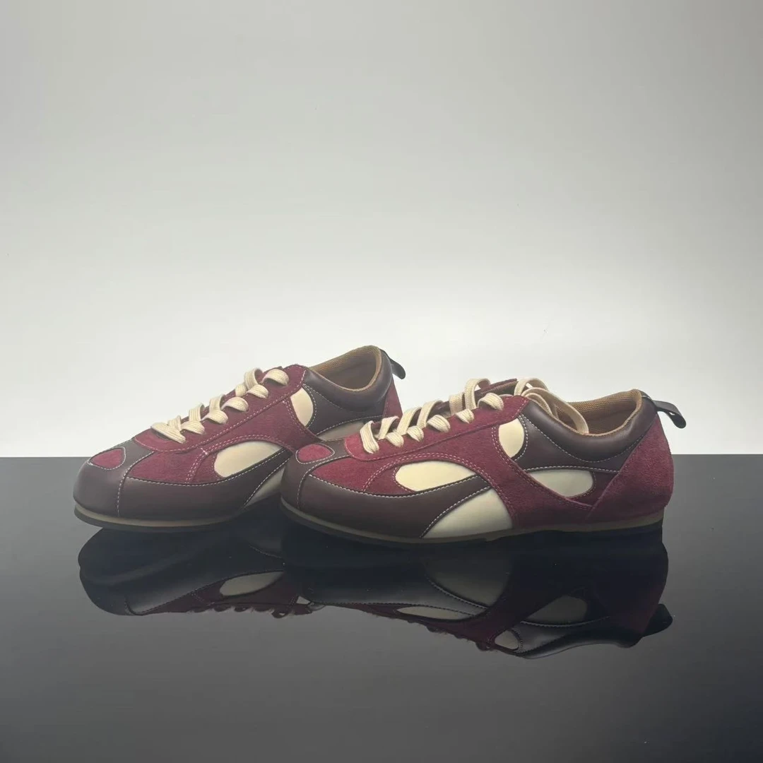 时尚新款德训鞋休闲板鞋平底百搭女鞋舒适低帮 7725