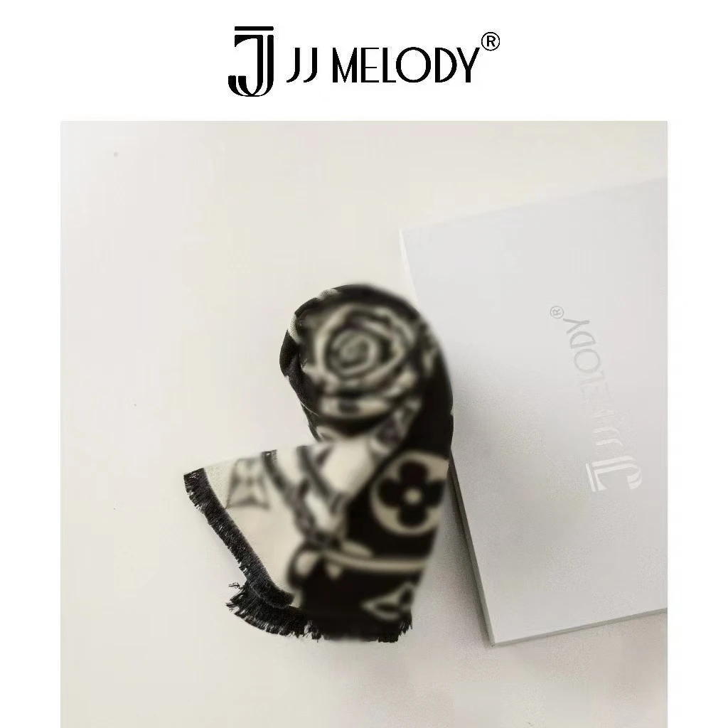 JJ Melody【四叶草】DP-1011双面双色 披肩围巾 Y