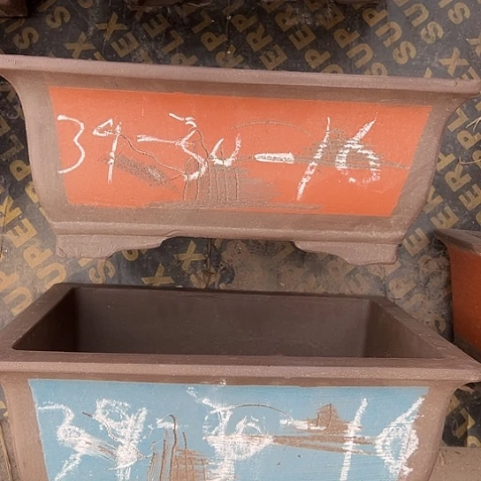 紫砂花盆透气花盆