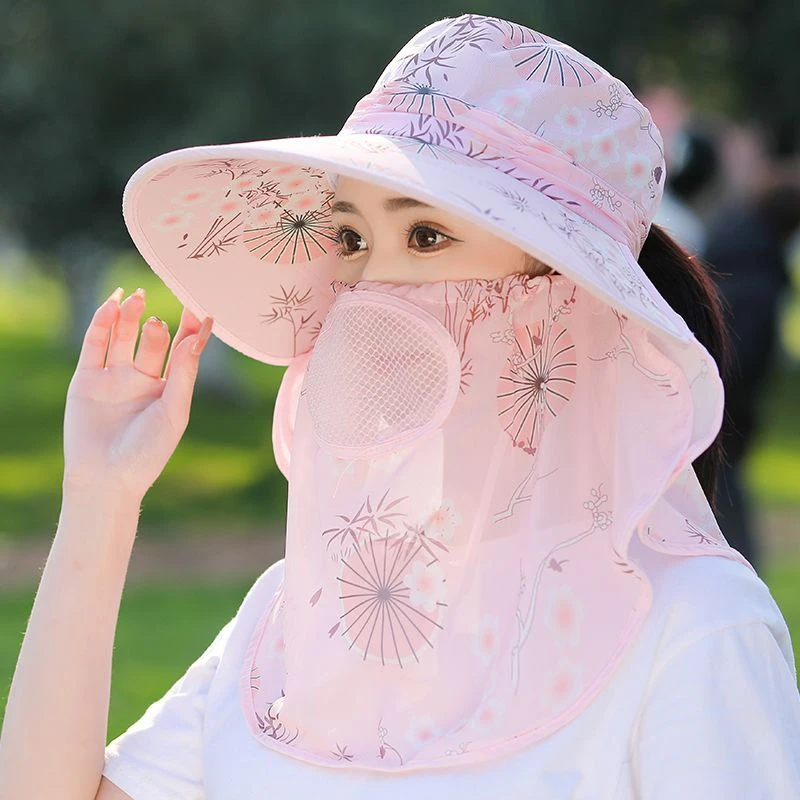 帽子女夏中老年女士大帽檐凉帽休闲透气遮阳盆帽夏季防晒时尚帽子