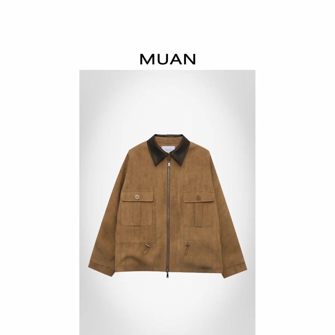 木岸MUAN：《中古榛果外套》定制巴恩风简约百搭上衣女CQ-YJ-25001