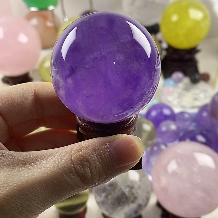 紫晶水晶1号未镶嵌水晶12号