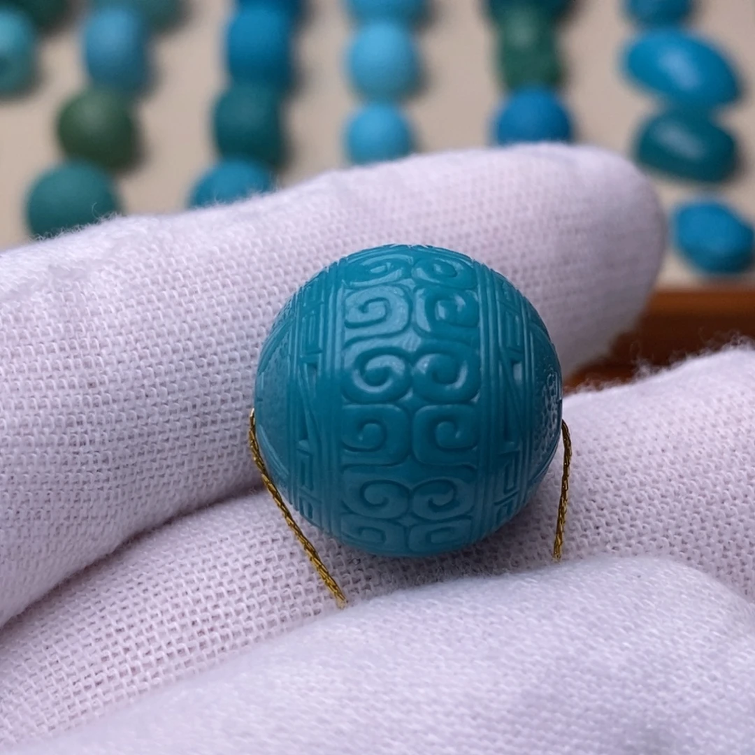 绿松石未镶嵌绿松石回纹19