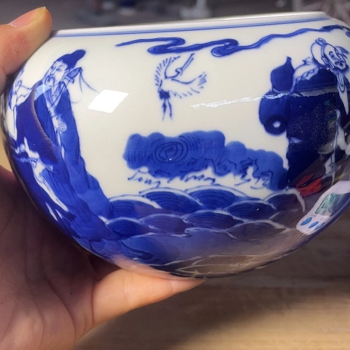 y***g青花釉里红主人杯