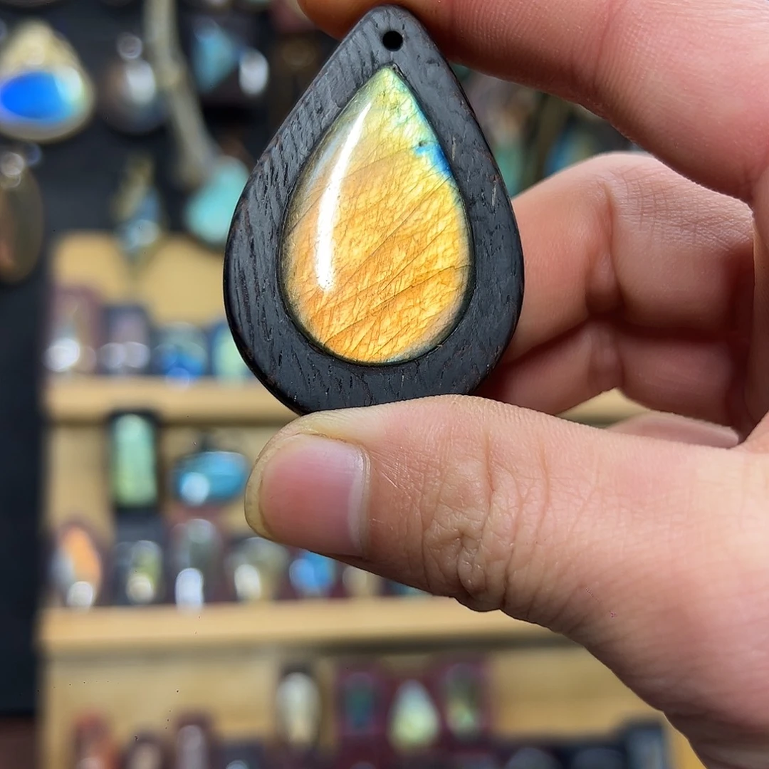 非金属石木语手作手工饰品