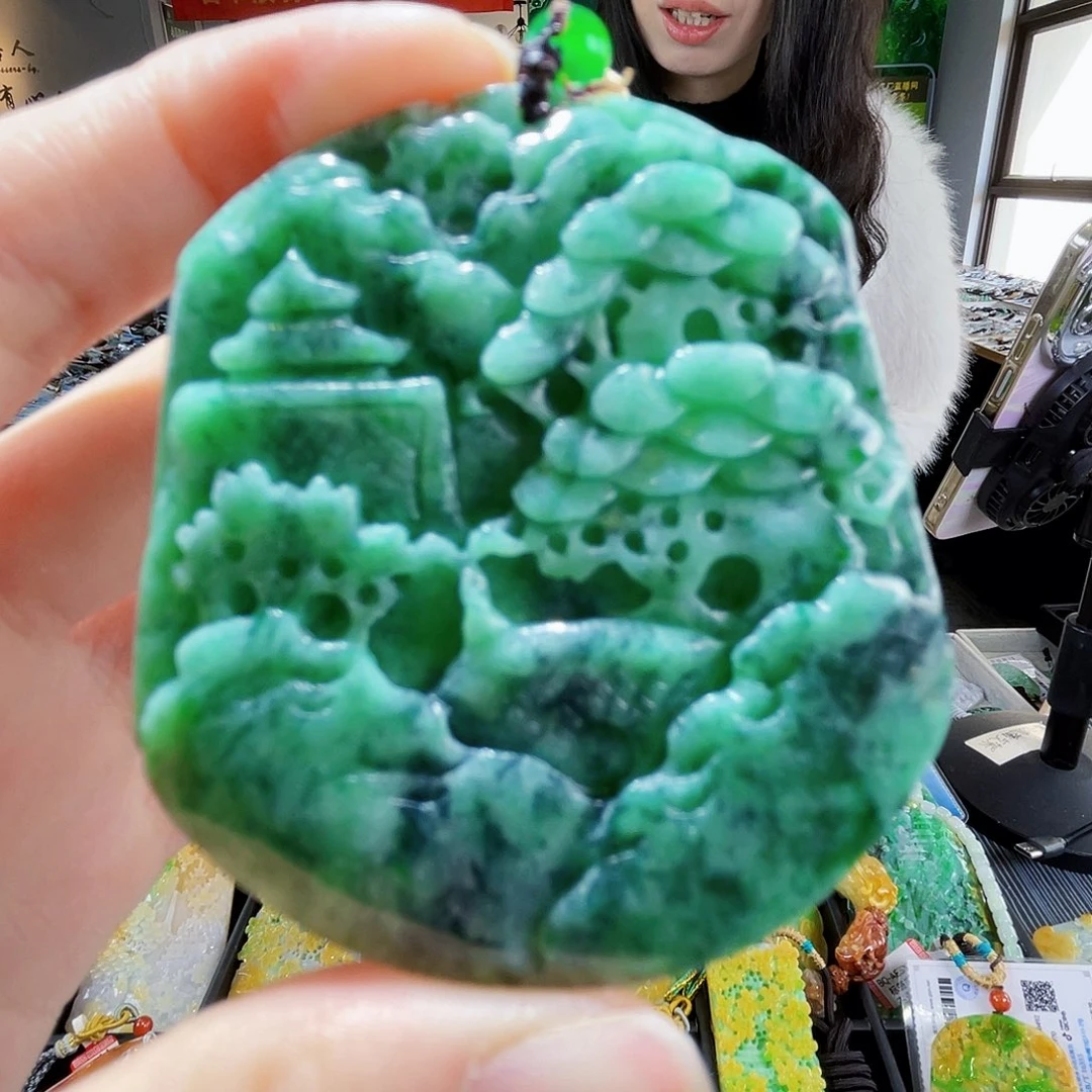 颈饰未镶嵌翡翠翡翠