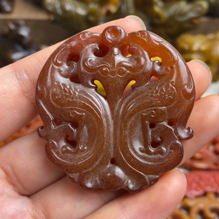 未镶嵌蛇纹石玉颈饰129
